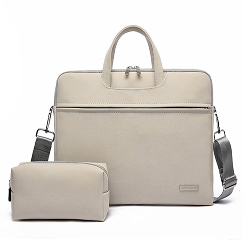 PU Leather Laptop Briefcase & Shoulder Bag