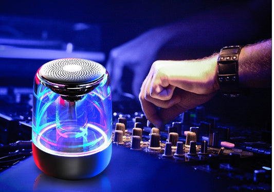 Portable Speakers Bluetooth Wireless Bluetooth Speaker with Color LED Light